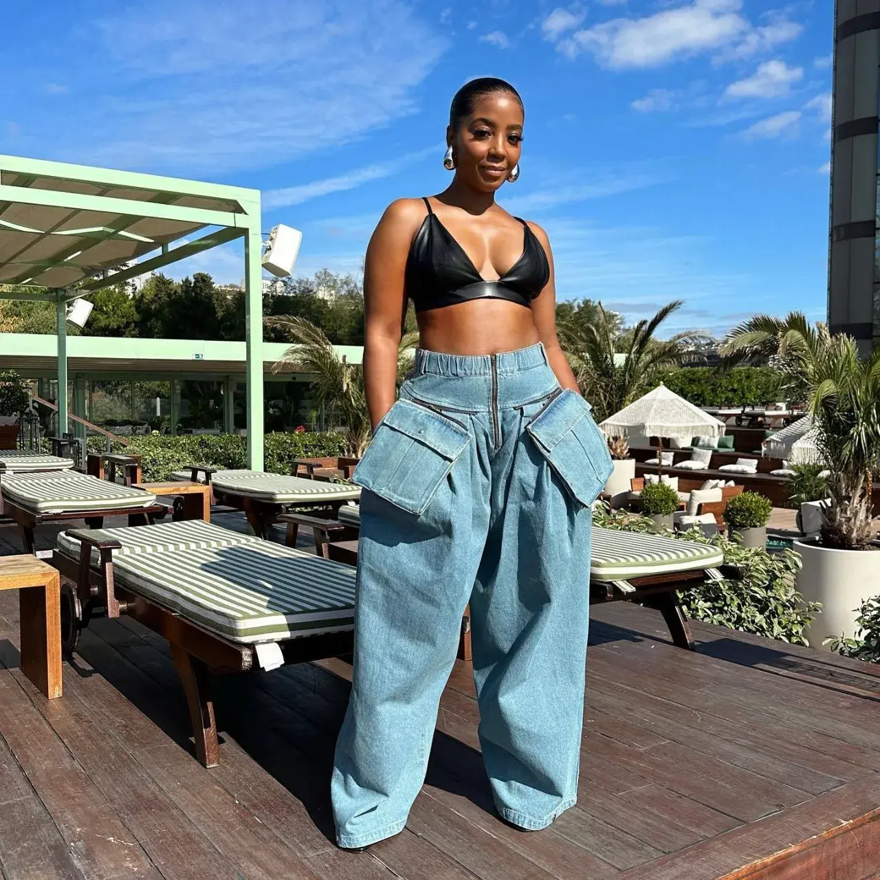 Denim Two Piece Sets Women Coat Jacket Wide Leg Pants Jeans Suits Matching Sets Trousers Outfits 2025 Y2k Streetwear Party