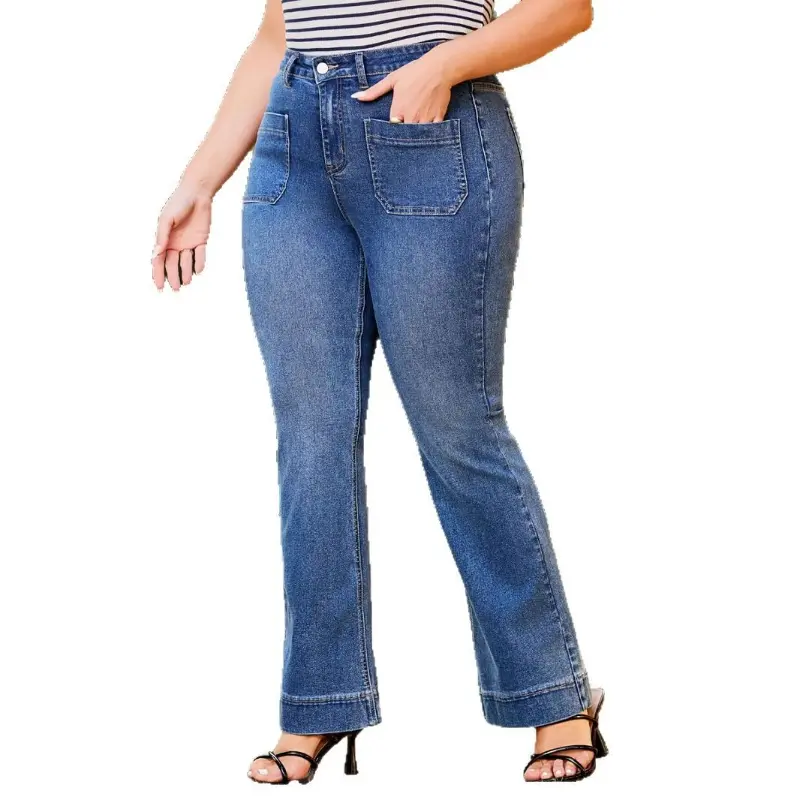 Denim Pant Women Jeans Long Pants High Waist Straight Trousers Y2k Streetwear Casual Party Club Elegant Splice Mom Jeans 2025