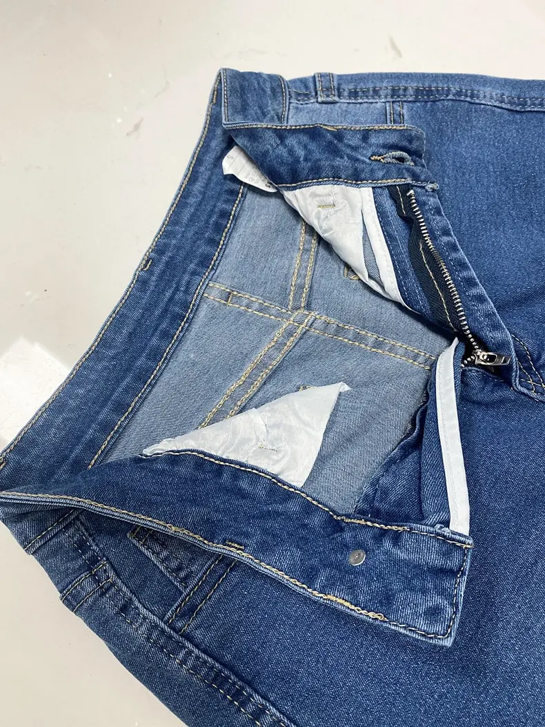 Mom Jeans Women Denim Pant Wide Leg Long Pants Y2k Streetwear High Waist Straight Trousers Elegant Temperament Spring 2025