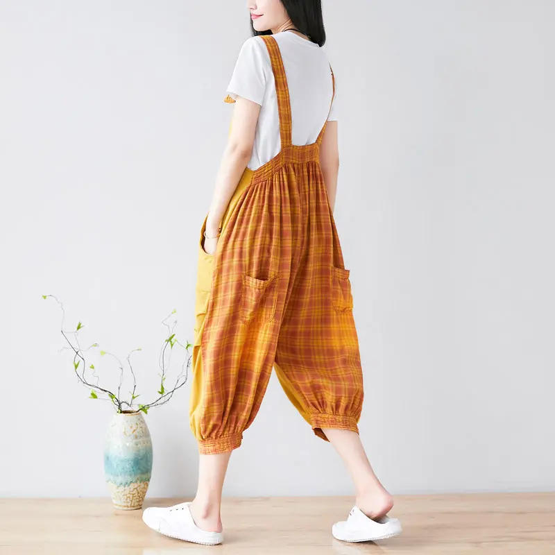 Jumpsuits Women Denim One Piece Suspenders Mom Jeans Overalls Hole Wide Leg Long Pants High Waist Work Y2k Streetwear Rompers