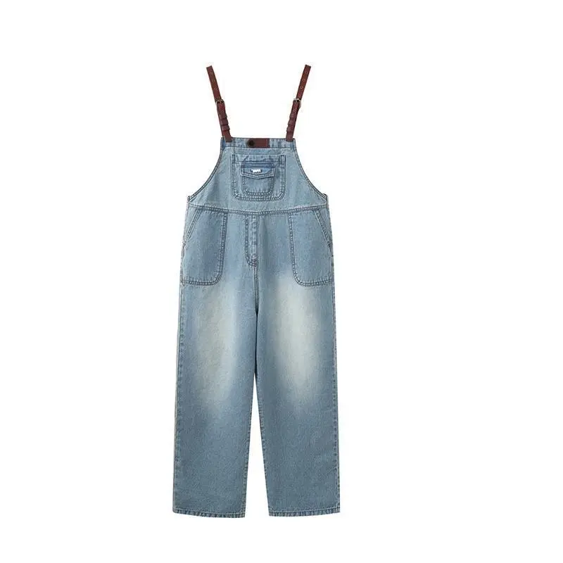 Jumpsuits Women One Piece Mom Jeans Loose Suspenders Overalls Long Pants High Waist Rompers Y2k Streetwear Jumpsuit Elegant 2025