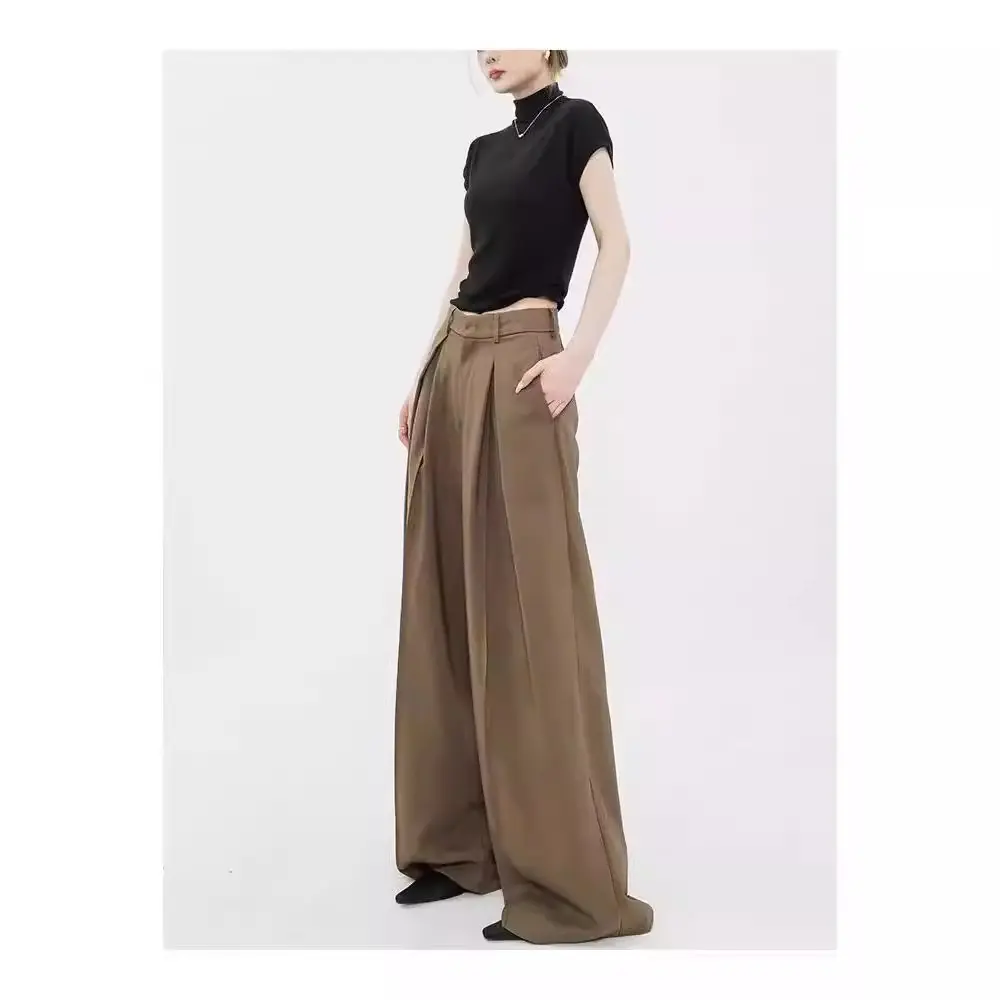 Wide Leg Jeans Long Pants Women Mom Jeans Floor Length Pant High Waist Maxi Trousers Y2k Streetwear Splice Casual Loose Club