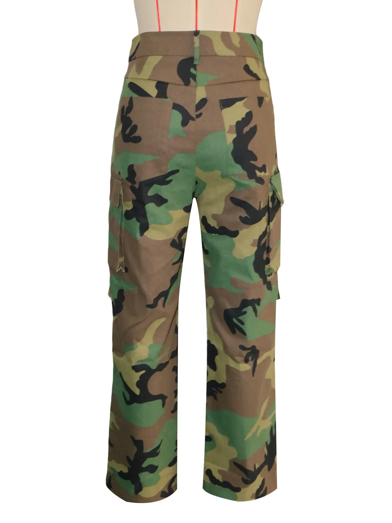 Cargo Pant Women Long Pants Camouflage Casual High Waist Straight Trousers Y2k Streetwear Loose Maxi Capris Splice Summer 2025