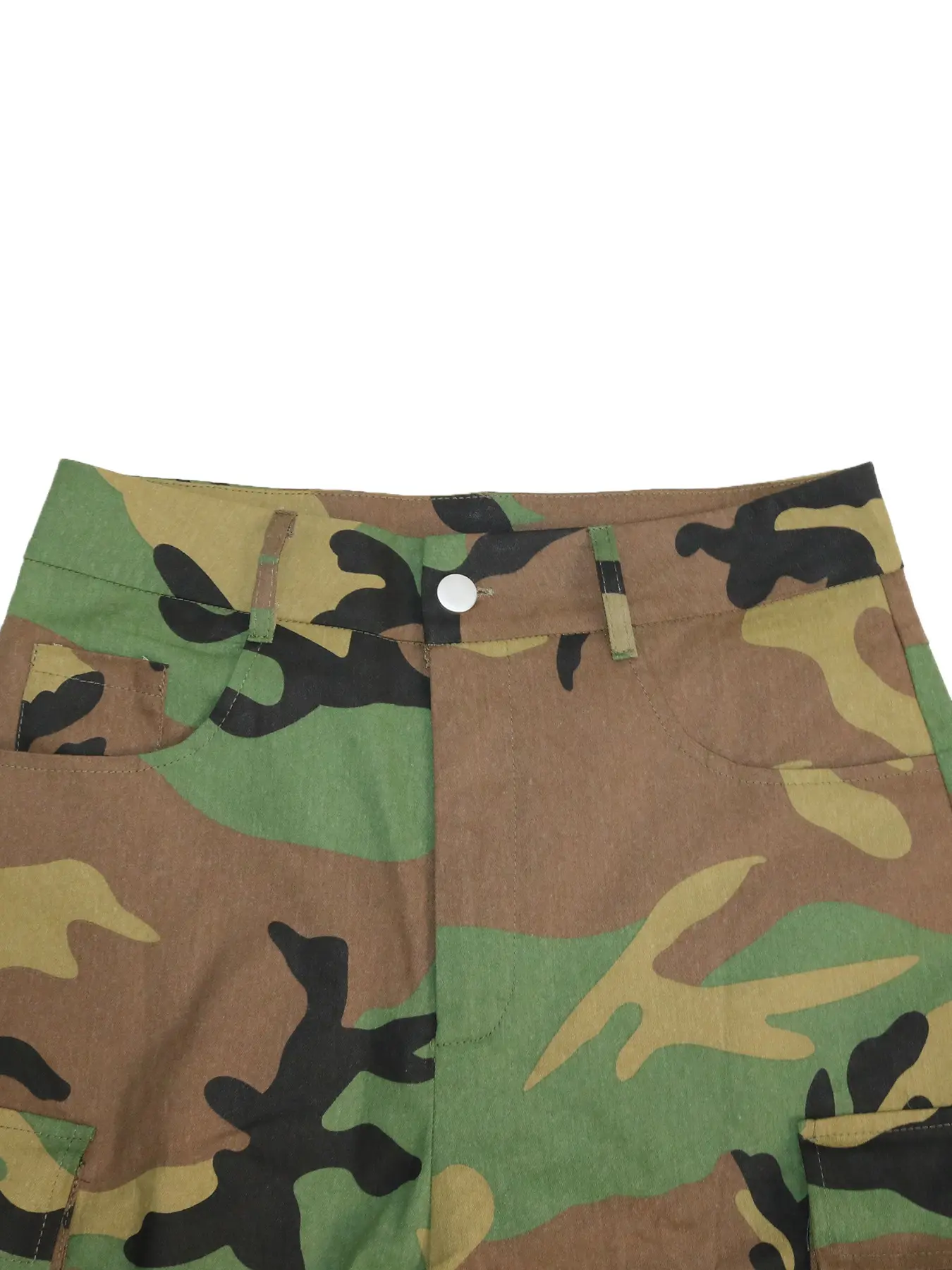 Cargo Pant Women Long Pants Camouflage Casual High Waist Straight Trousers Y2k Streetwear Loose Maxi Capris Splice Summer 2025
