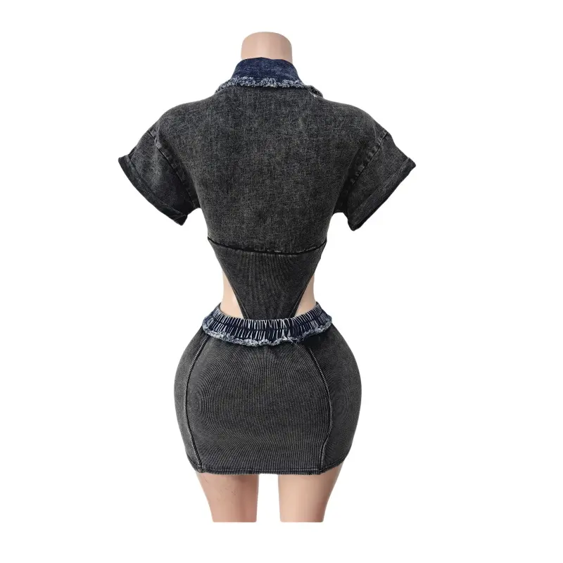 Skirts Set Women Denim Sets Bodysuit Matching Sets Casual Slim Fit Tops Shorts Skirts High Waist Y2k Party Club Streetwear Jeans
