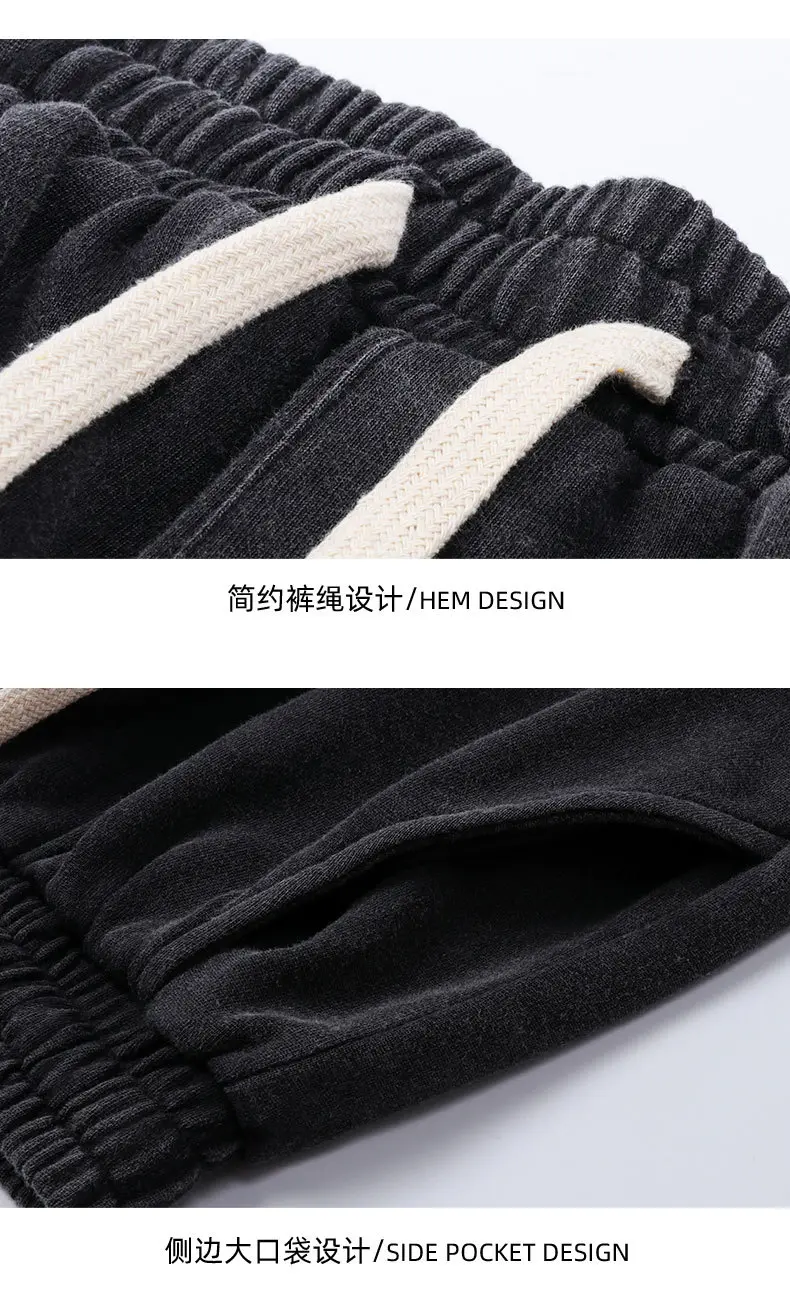 Men Pant Wide Leg Long Pants Casual Loose Pocket Elastic Waist Lace Up Straight Trousers Streetwear Punk Gothic Summer 2025