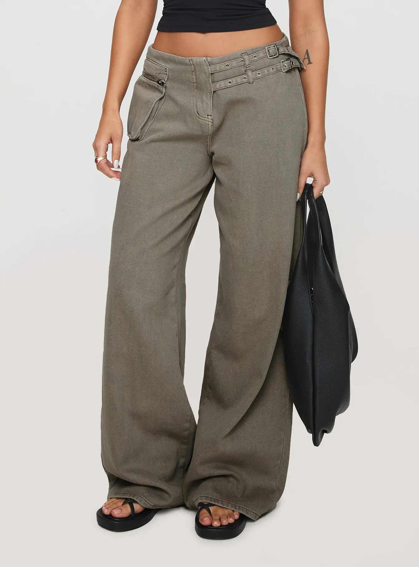 Floor Length Pant Women Wide Leg Pants High Waist Straight Trousers Y2k Casual Loose White Streetwear Splice Maxi Punk Capris