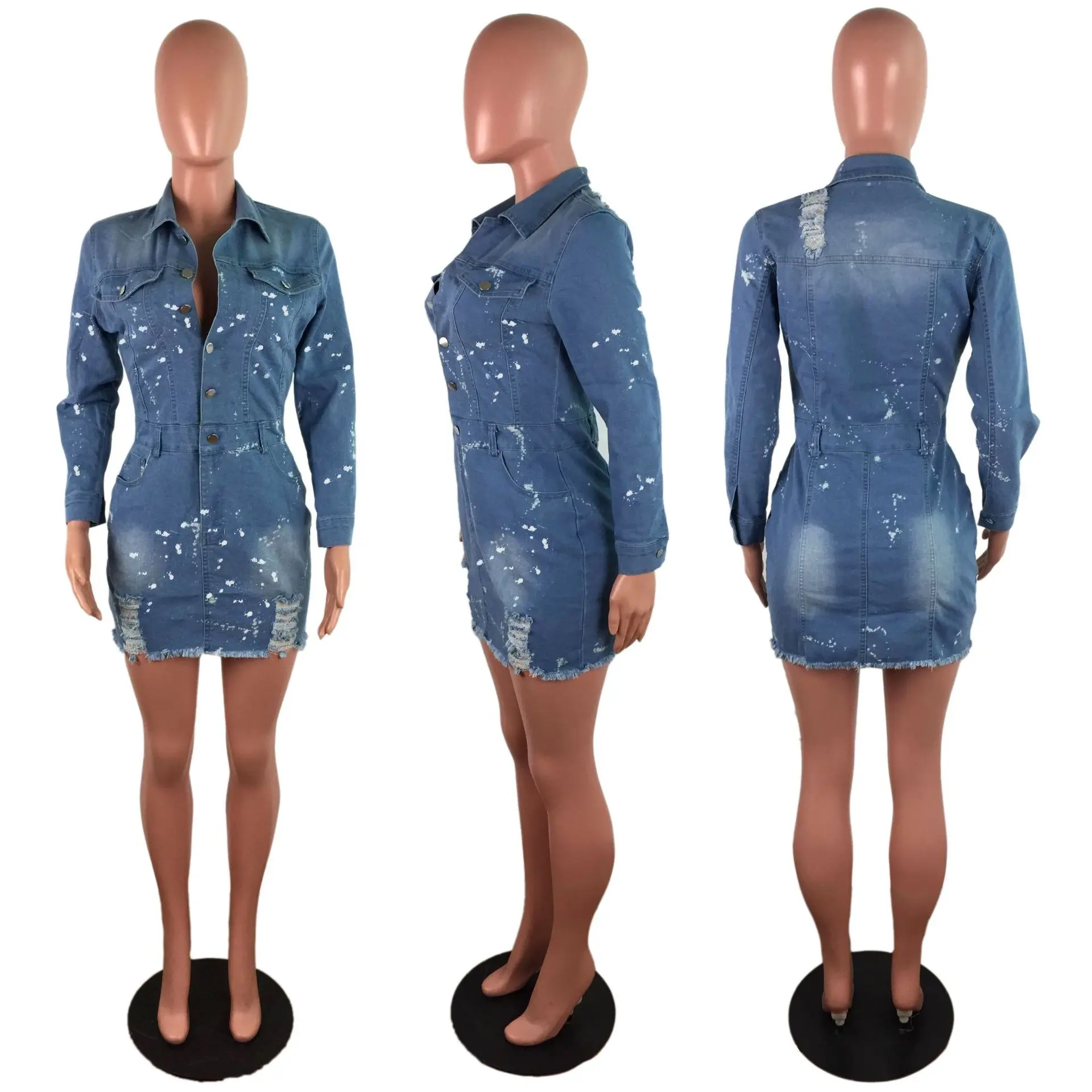 Mini Dress Women Denim Dresses Hip Wrap Sexy Mom Jeans Party Club Vestidos Streetwear Y2k Slim Fit High Waist Summer 2025