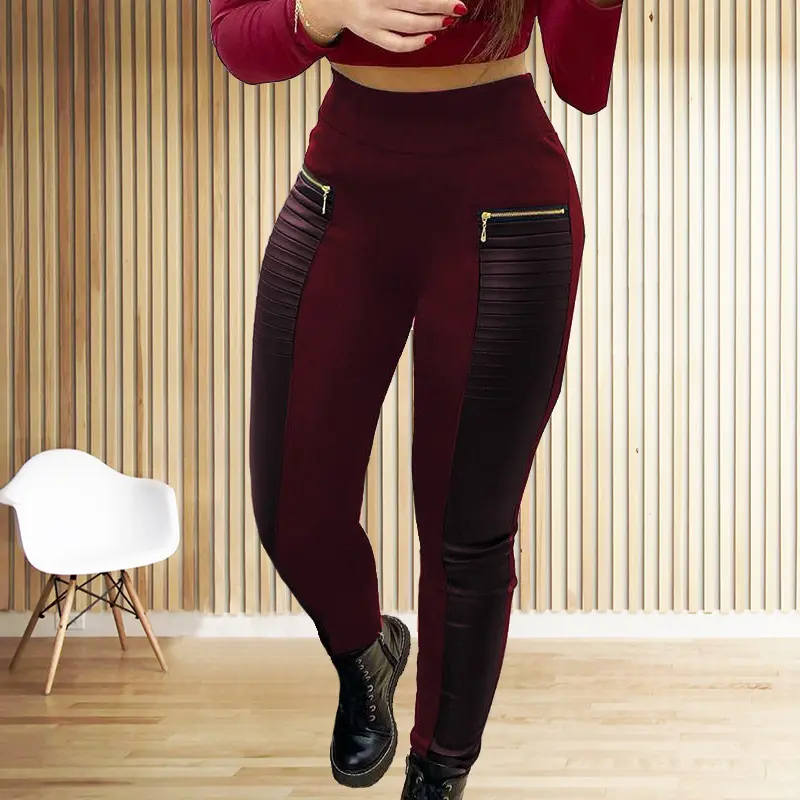 Pant Women Long Pants Slim Fit High Waist Straight Trousers Y2k Streetwear Sheath Zipper Elegant Bodycon Mom Jeans Capris
