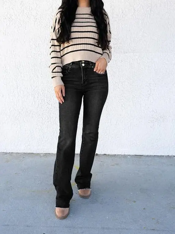 Denim Pant Women Jeans Long Pants Slim Fit High Waist Straight Trousers Y2k Streetwear Elegant Splice Casual Mom Jeans 2025