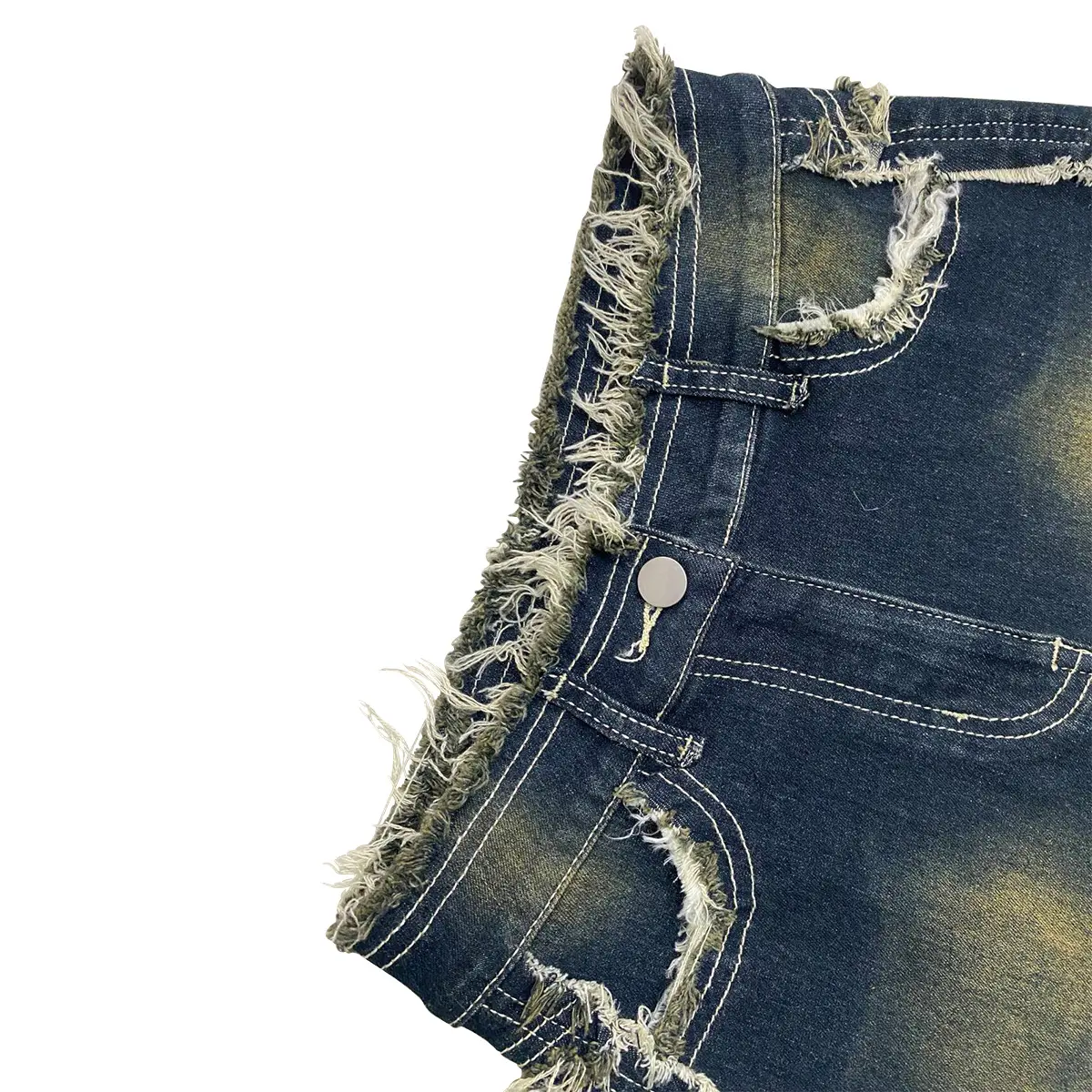 Short Pants Denim Pant Women Jeans Sexy Slim Mom Jeans High Waist Straight Trousers Y2k Streetwear Casual Splice Summer 2025