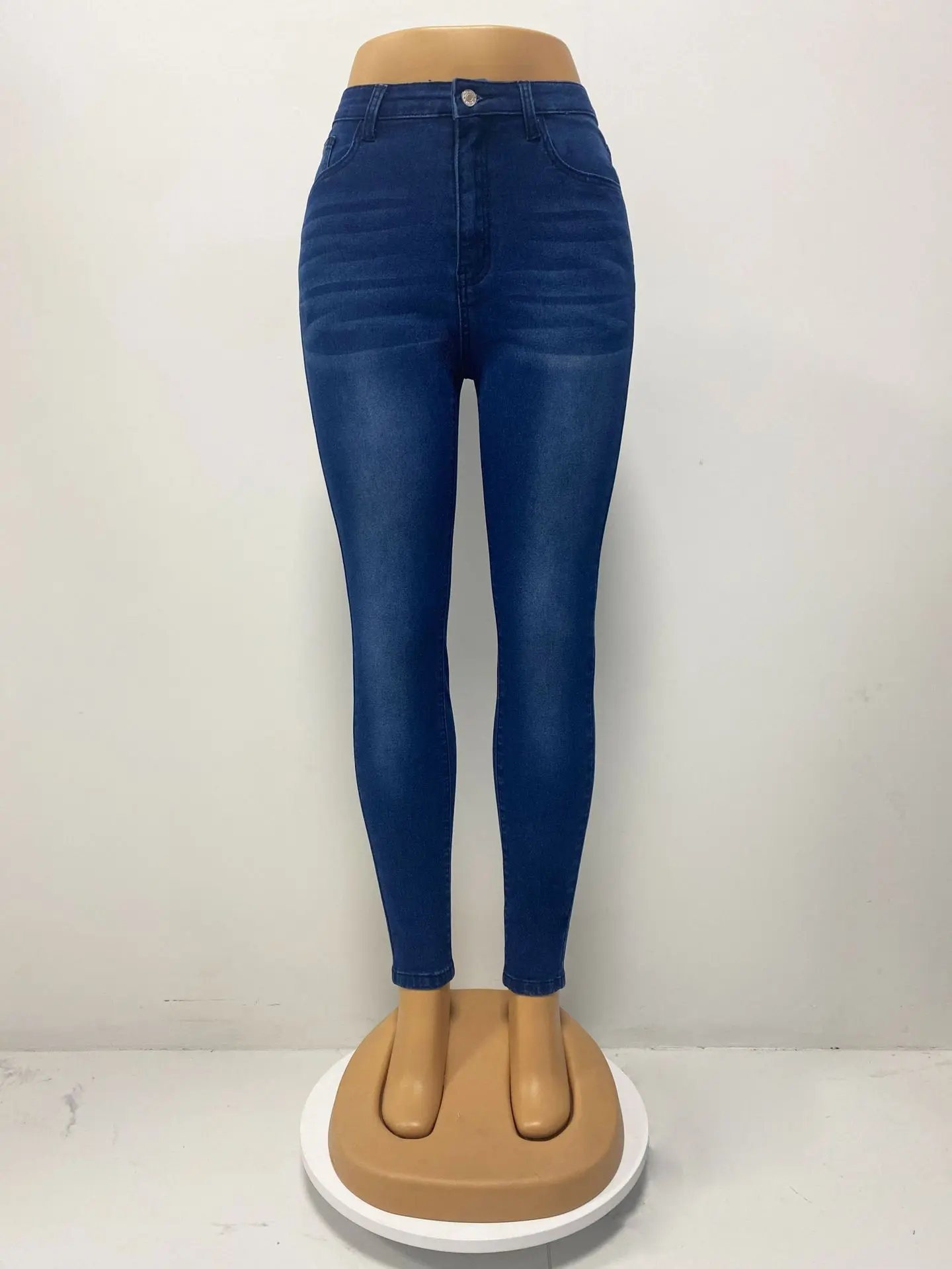 Mom Jeans Women Denim Pant Long Pants Sheath Slim Fit High Waist Straight Trousers Y2k Streetwear Elegant Bodycon Sexy Work