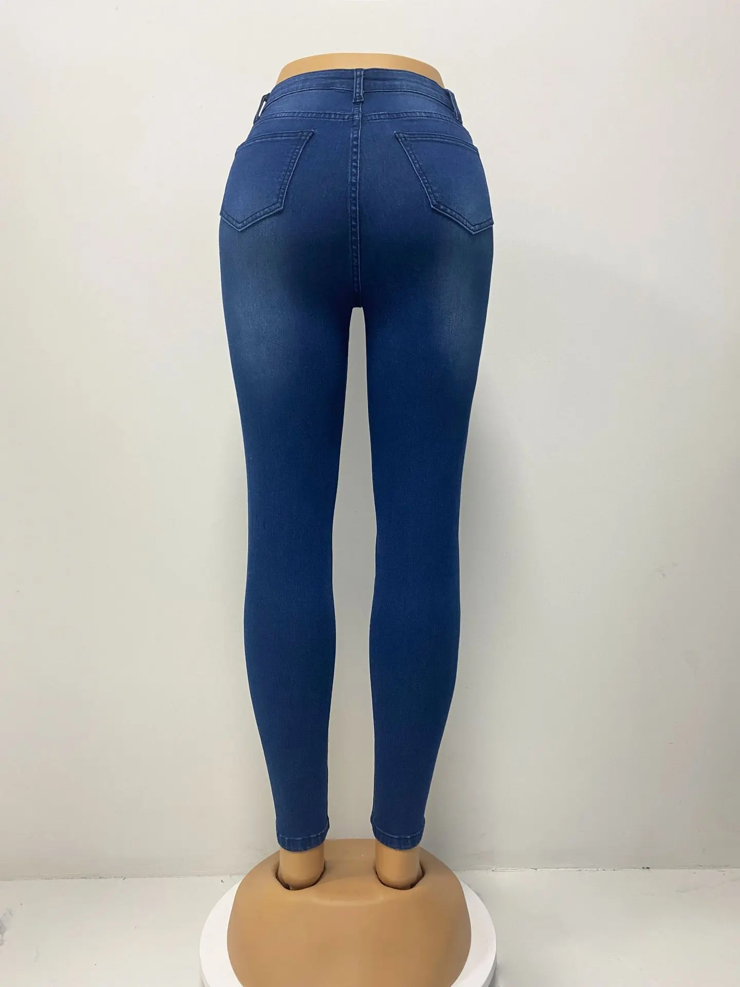 Mom Jeans Women Denim Pant Long Pants Sheath Slim Fit High Waist Straight Trousers Y2k Streetwear Elegant Bodycon Sexy Work