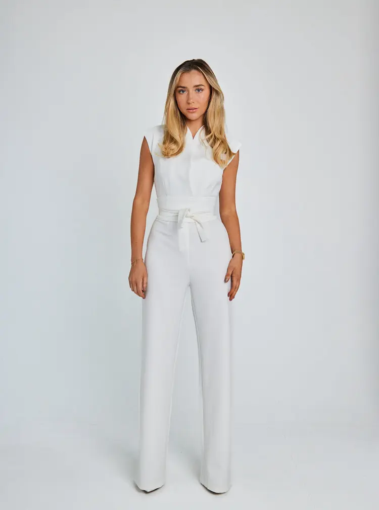 Jumpsuits One Piece Women 2025 Summer Rompers Square Neck Plain Sleeveless Daily Casual Wide Leg Long Overalls High Waist