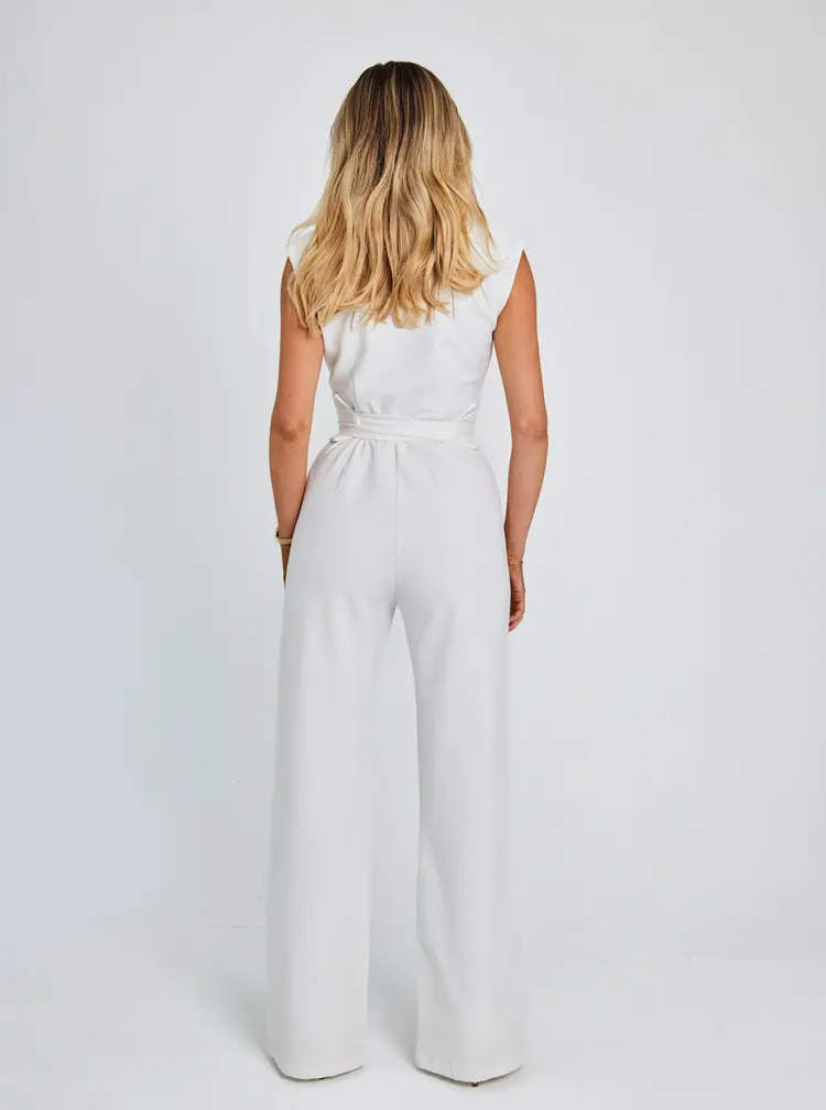 Jumpsuits One Piece Women 2025 Summer Rompers Square Neck Plain Sleeveless Daily Casual Wide Leg Long Overalls High Waist