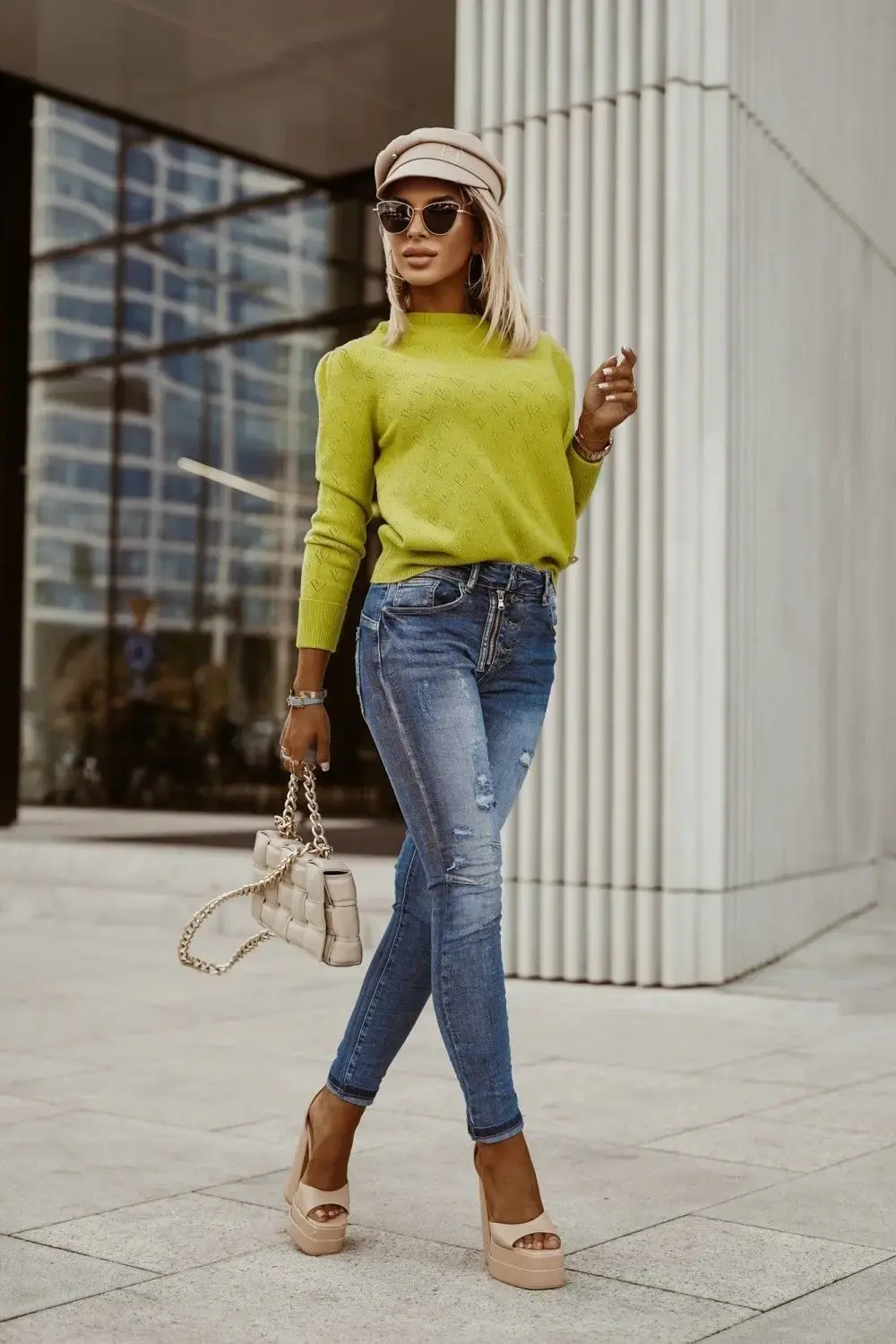 Women Jeans Ankle Length Denim Pants Pencil Pants Zipper Fly Washing Slim Fit Pockets Streetwear Spring 2025 Slght Strech