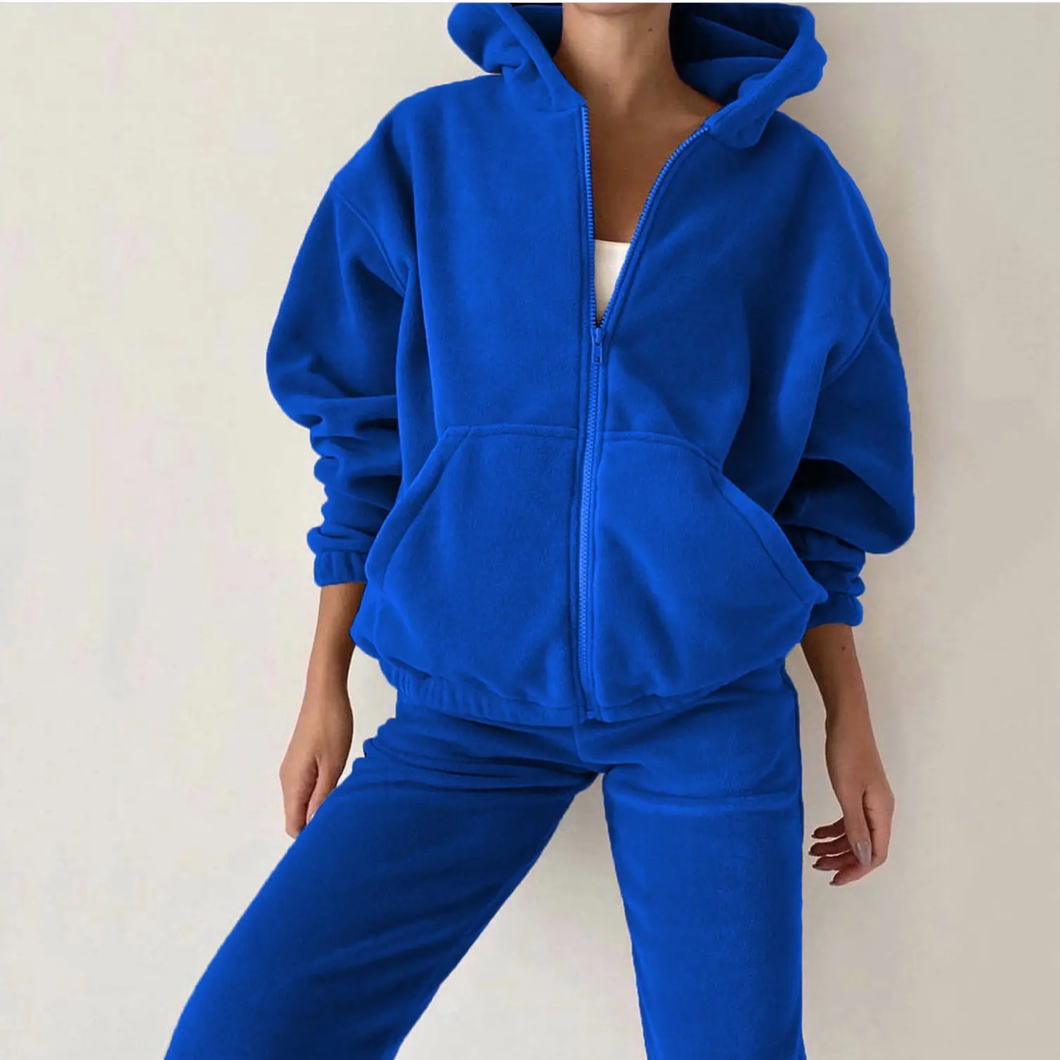 Tracksuit Women Sports Suit 2 Piece Set Autumn Winter Print Punk Style Slim Leisure Women's Hoodies Sweatpants Trend Suits 2021