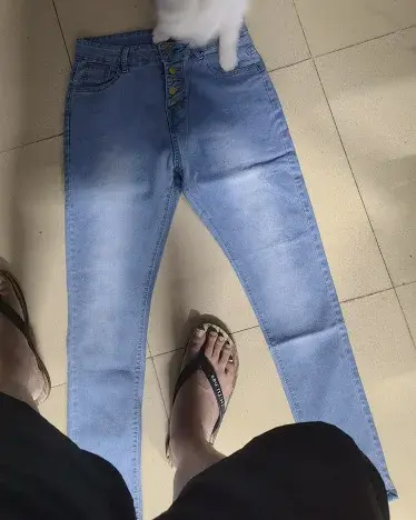 Mom Jeans Women Pencil Pants High Waist Pockets Washing Ankle Length Denim High Street Bodycon Button Skinny 2025 Sexy Spring