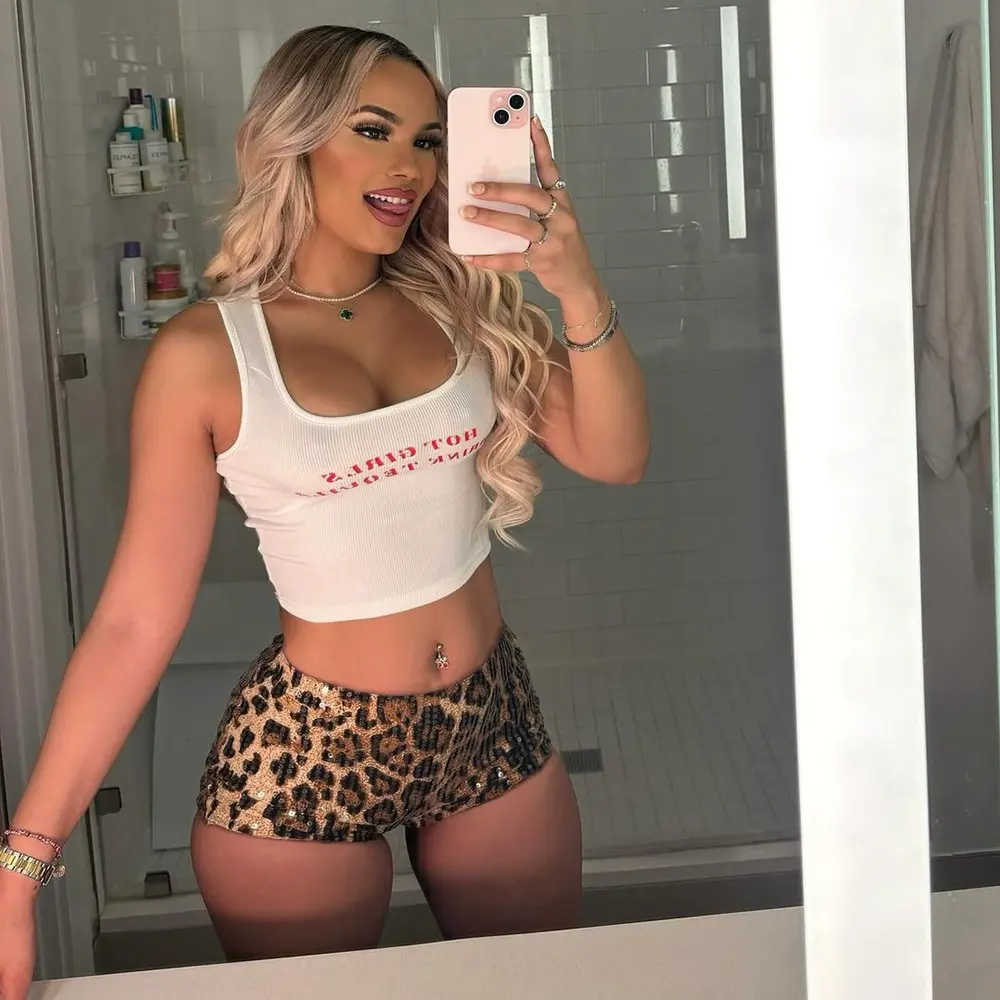 Shorts Pant Women Short Pants Leopard Print Slim Club High Waist Sequin Trousers Y2k Streetwear Elegant Splice Sexy Party Work