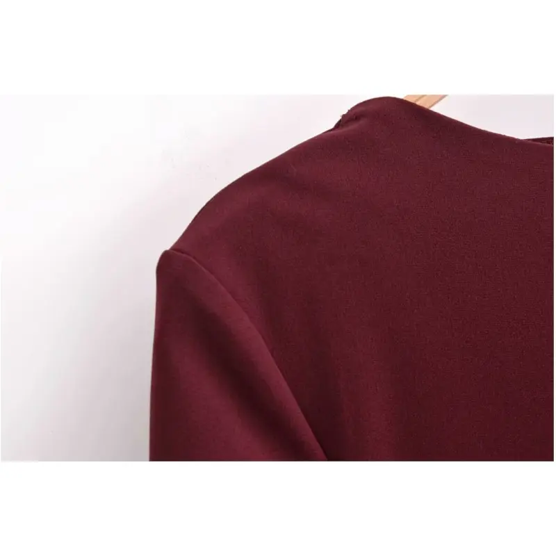 Asymmetric Elastic Chiffon Top Women's Top for Women Autumn Casual Shirts Slim Blouse Female Shirts
