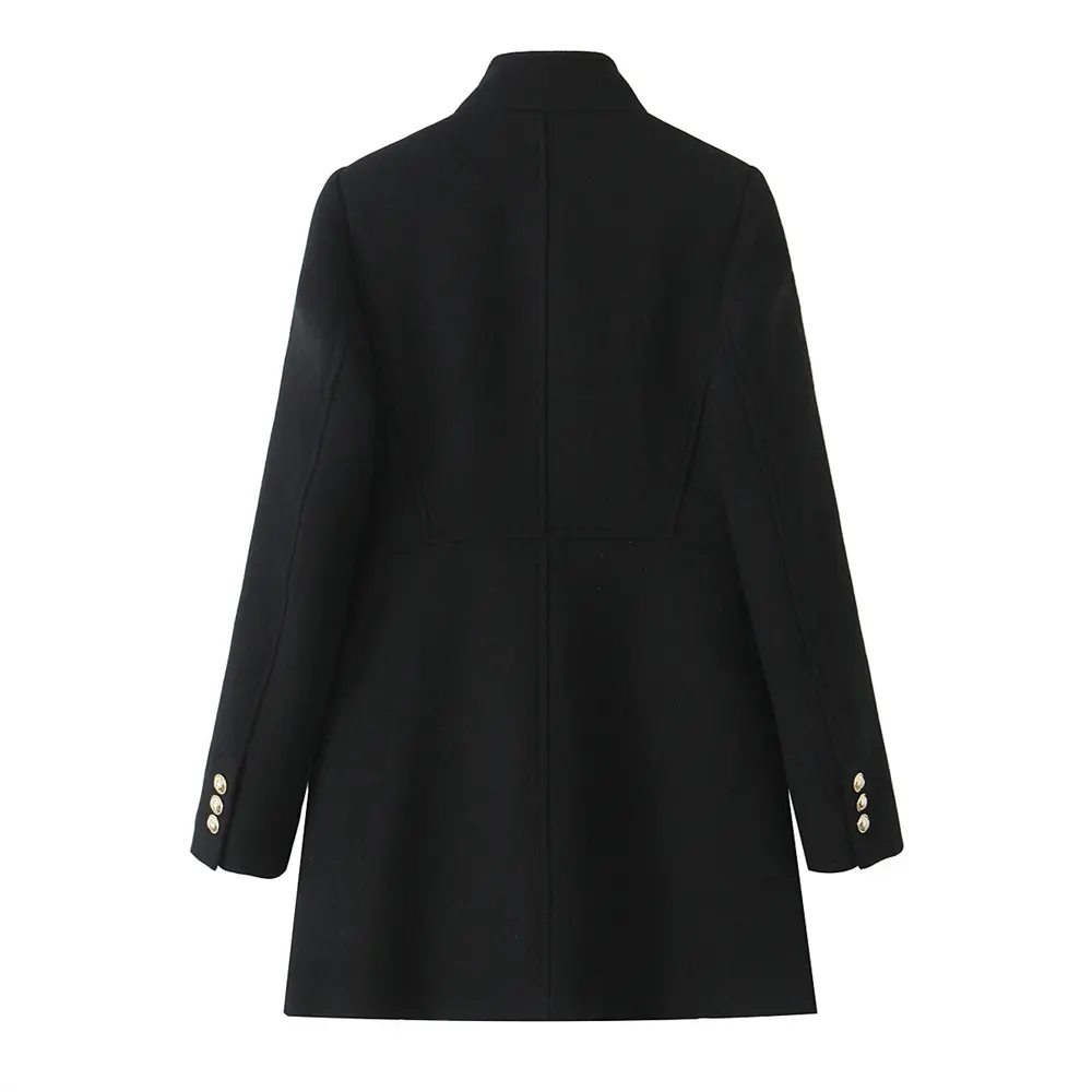 Autumn/Winter New Product Fashion Casual Women's Wear Double breasted Loose Versatile Coat Coat