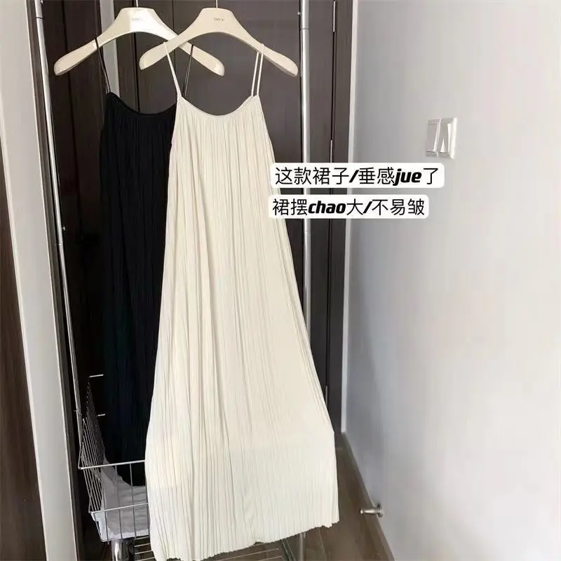 Drape sash dress lady languid thin thin thin inside and outside wear temperament lady pure color with long skirt