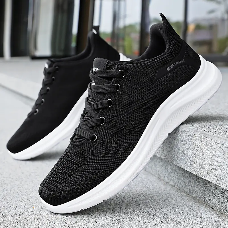 New Men's Shoes for Daily Casual Mesh Shoes Breathable Odorless Casual Soft Soled Comfortable Dad Sports Shoes