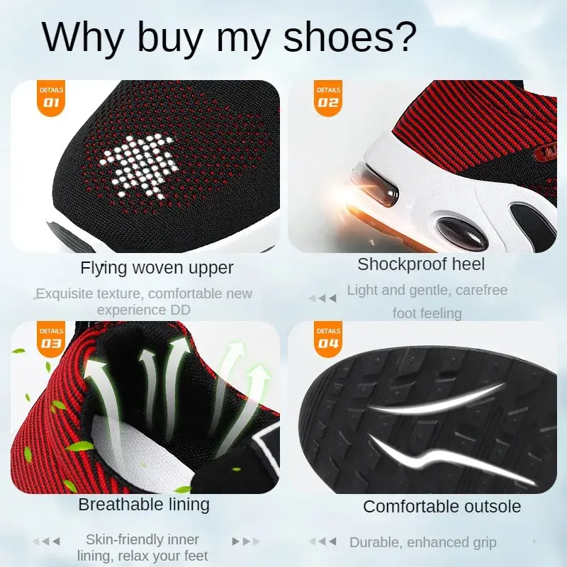 2025 New Men's Running Shoes Korean Breathable Lace Up Sports Shoes Training Anti Slip and Comfortable Men's Running Shoes