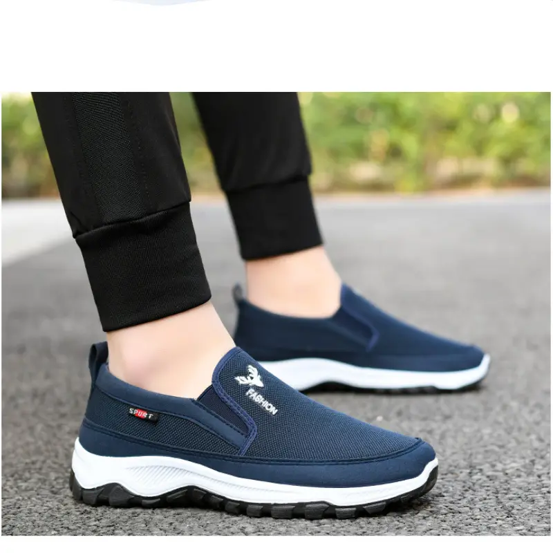 Men's casual sports shoes 2025 spring new men's tennis shoes men's sports shoes soft mesh casual shoes outdoor anti slip shoes