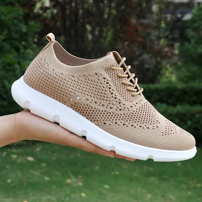 Summer New Lightweight Lace up Casual Men's Shoes Breathable Mesh Sports Running Shoes Lefu British Men's Sports Shoes