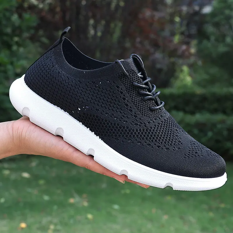 Summer New Lightweight Lace up Casual Men's Shoes Breathable Mesh Sports Running Shoes Lefu British Men's Sports Shoes