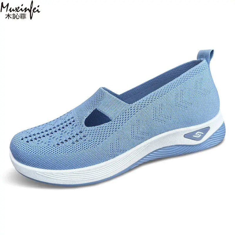Women's Summer Shoes Breathable Soft Soled One Step  Cloth Large Size Women's Casual Shoes 35-43 Cheap Shoes Clearance