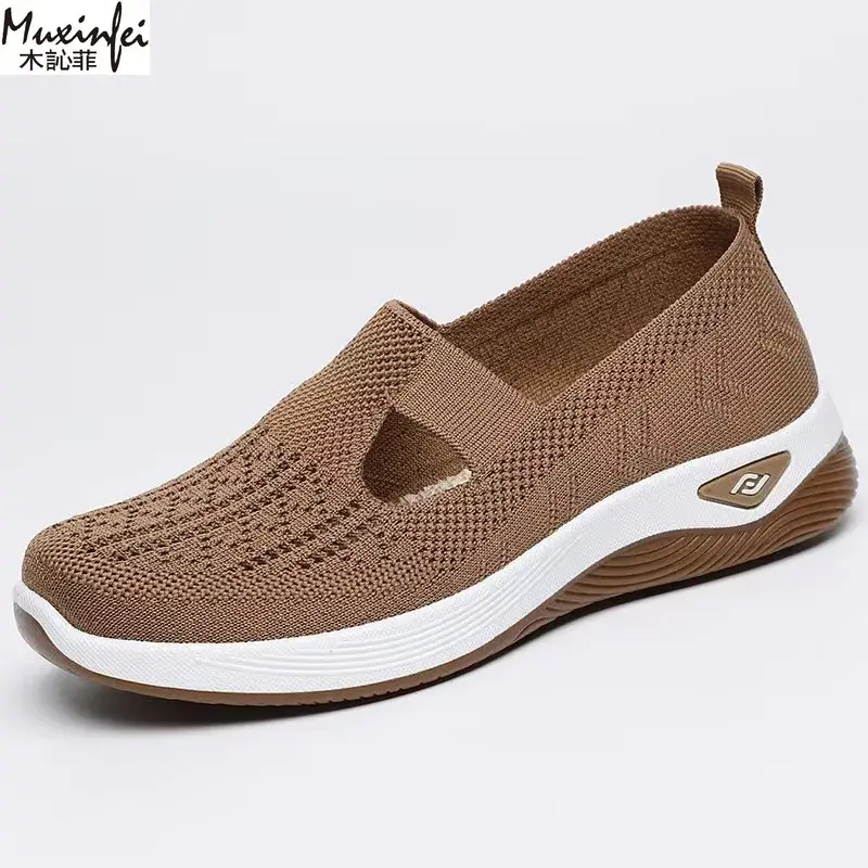 Women's Summer Shoes Breathable Soft Soled One Step  Cloth Large Size Women's Casual Shoes 35-43 Cheap Shoes Clearance