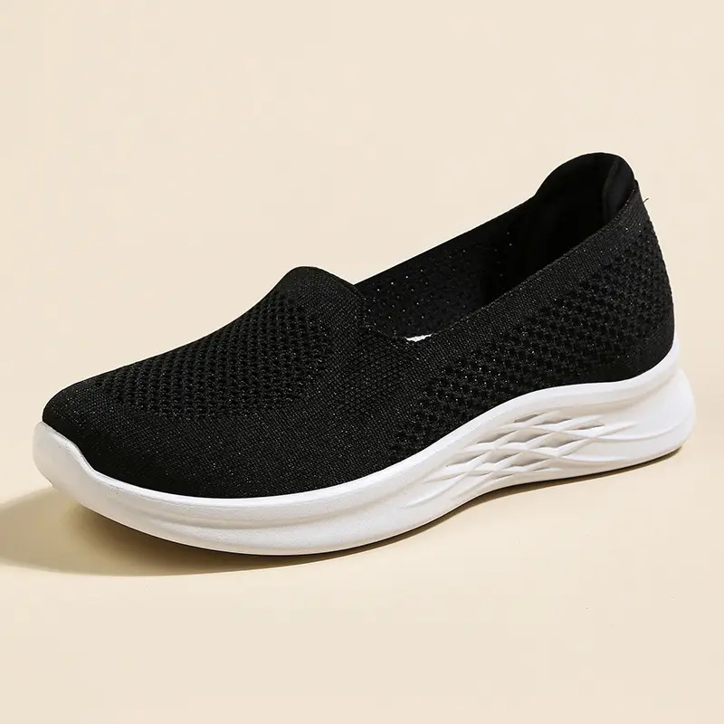 New 2025 Women's Soft Soled Flat Bottom Walking Shoes Sports and Casual Single Shoes Breathable Women's Shoes Free Shipping