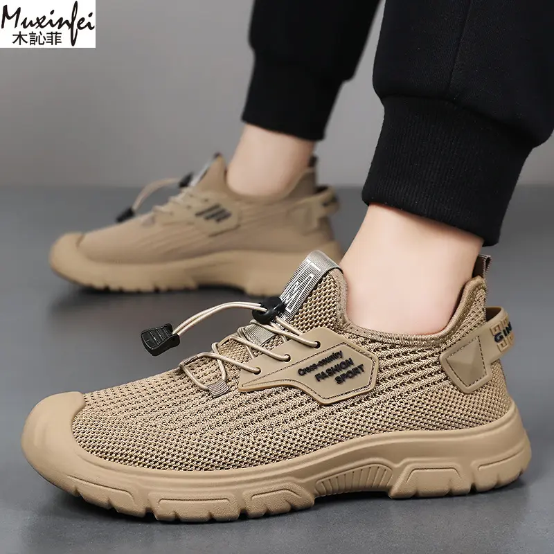 Men's Summer New Casual Sneakers Breathable Mesh Shoes Trendy Soft Soled Comfortable Sports Shoes Cheap Shoes Clearance