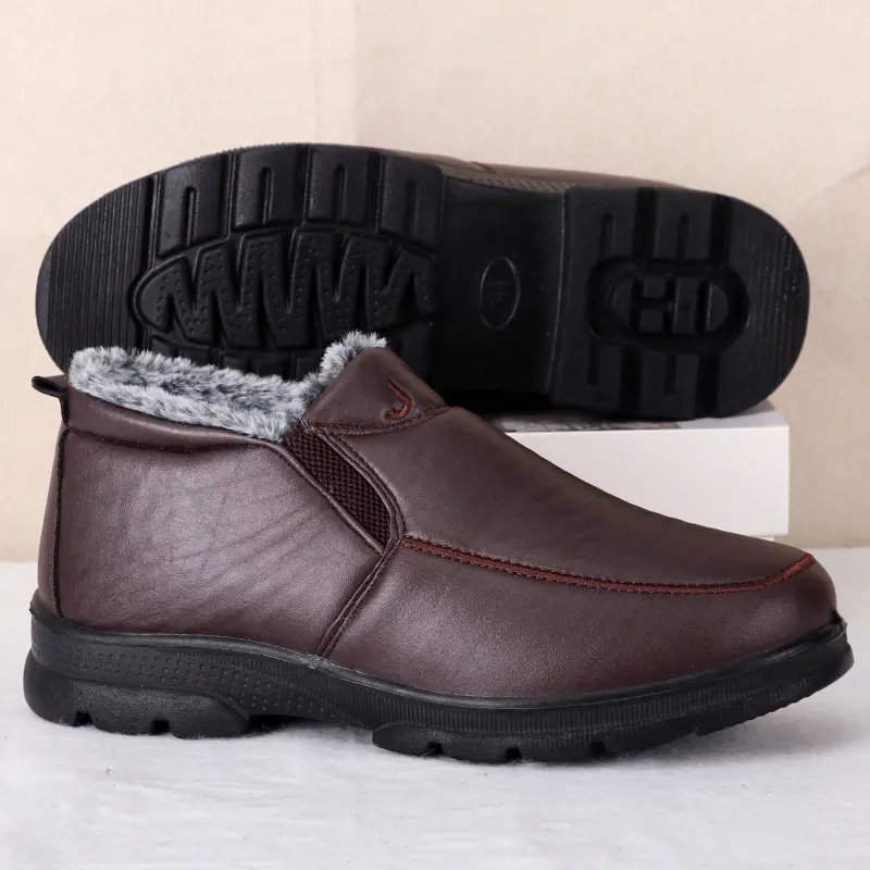 Boots men's snow outdoor men's shoes men's winter boots hiking ankle boots waterproof men's shoes work shoes shoes