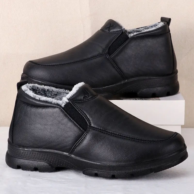 Boots men's snow outdoor men's shoes men's winter boots hiking ankle boots waterproof men's shoes work shoes shoes