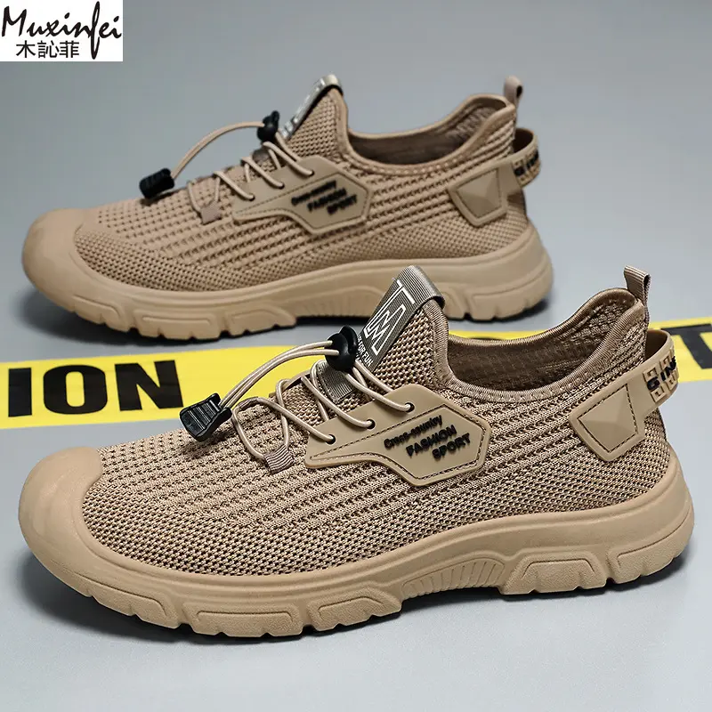 Men's Summer New Casual Sneakers Breathable Mesh Shoes Trendy Soft Soled Comfortable Sports Shoes Cheap Shoes Clearance