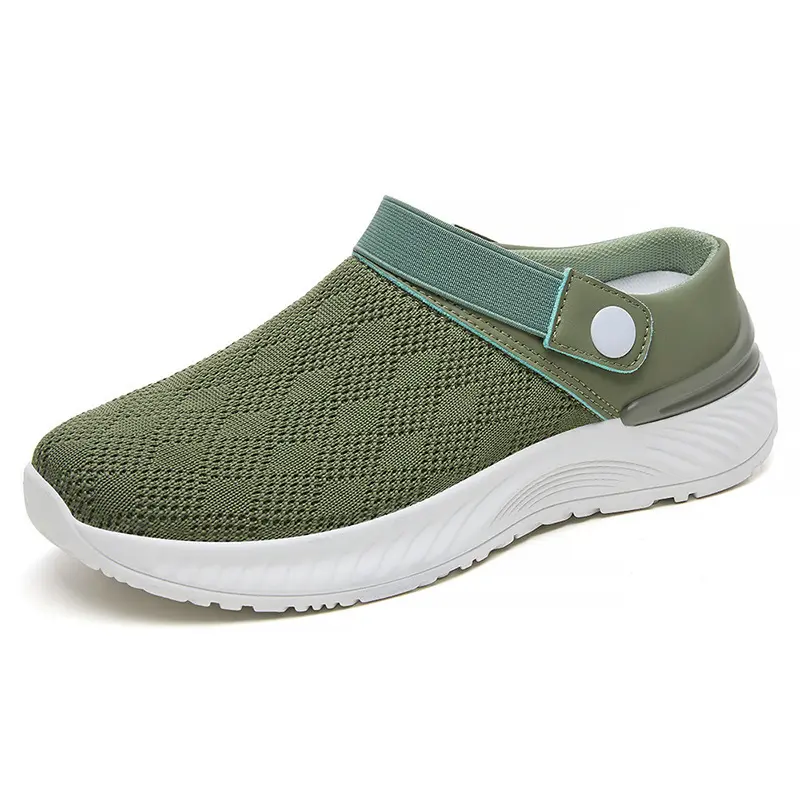 Shoes Women's Summer Breathable Half Slippers Lazy Soft Sole One Step Casual Shoes Single Shoes women sandals