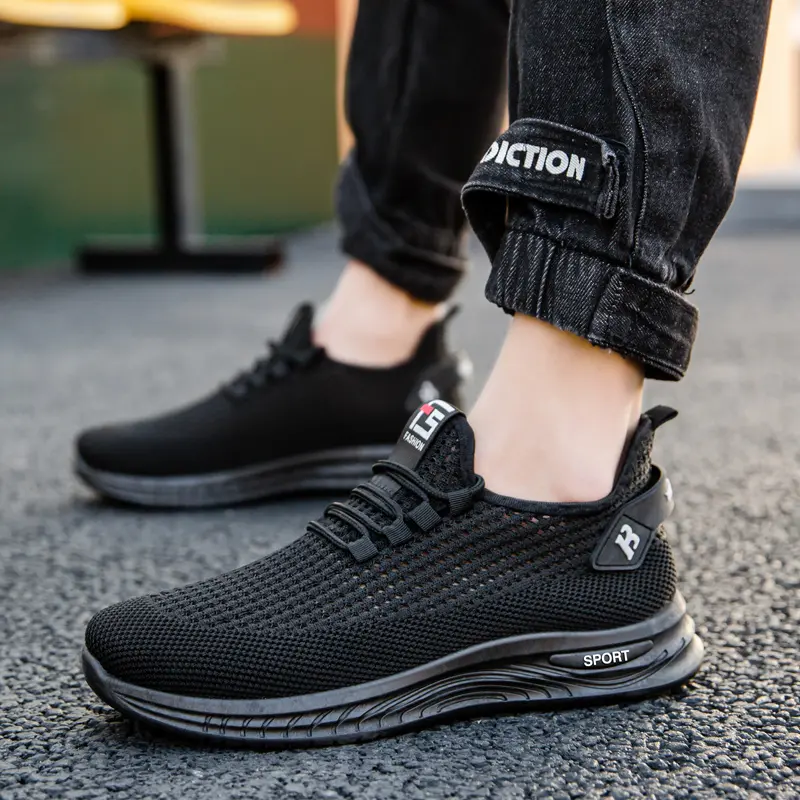 Men's Shoes Lace-up Men's Mesh Shoes Casual Shoes Lightweight Comfortable Walking Sneakers Men's Shoes  Zapatillas Hombre