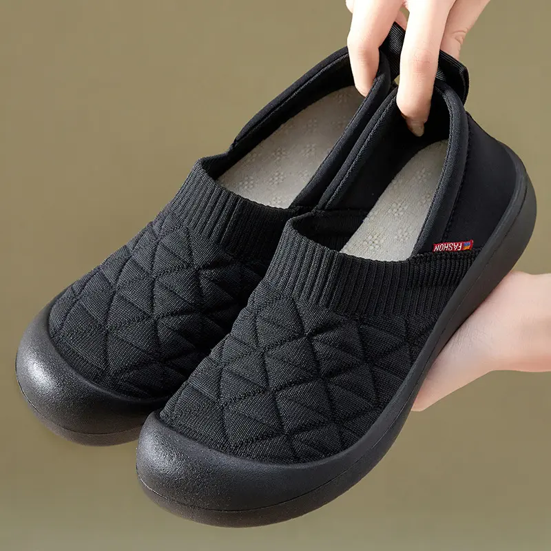 Women's Spring New Shoes - One Step Flat Cloth Shoes - Lightweight, Soft Bottom, Comfortable, Versatile, Mom's Shoes