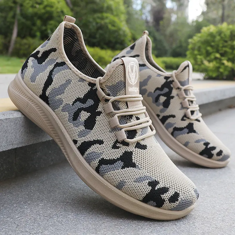 Men's spring camouflage running shoes popular men's shoes casual breathable sports men's shoes 39-45 free shipping shoes
