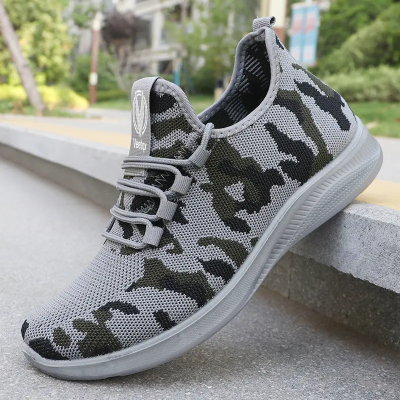 Men's spring camouflage running shoes popular men's shoes casual breathable sports men's shoes 39-45 free shipping shoes