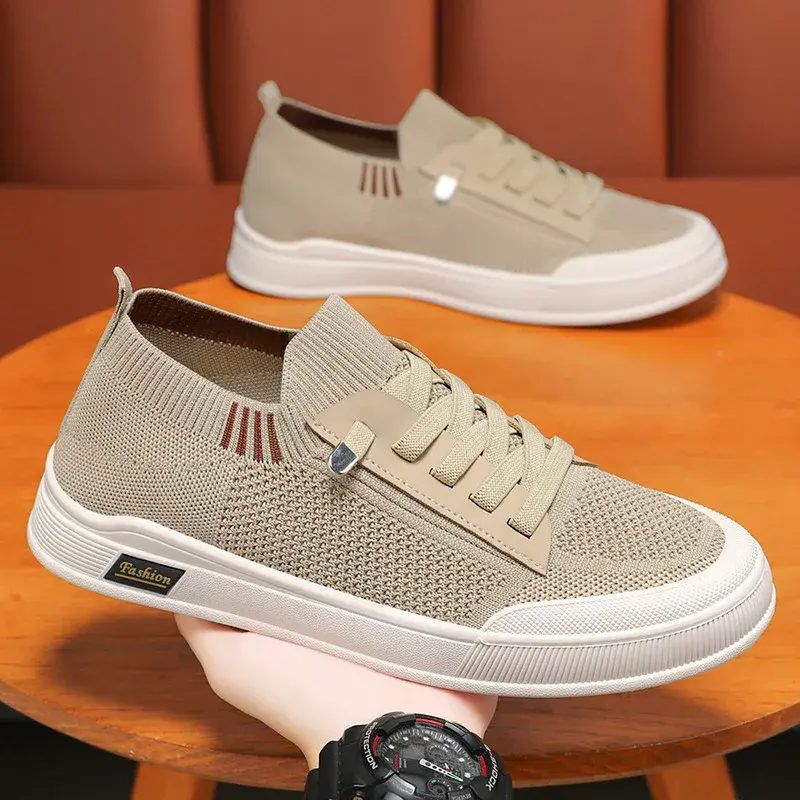 Shoes Men's Summer 2025 New Edition Men's Shoes Solid Color Casual Canvas Shoes Breathable Singlees