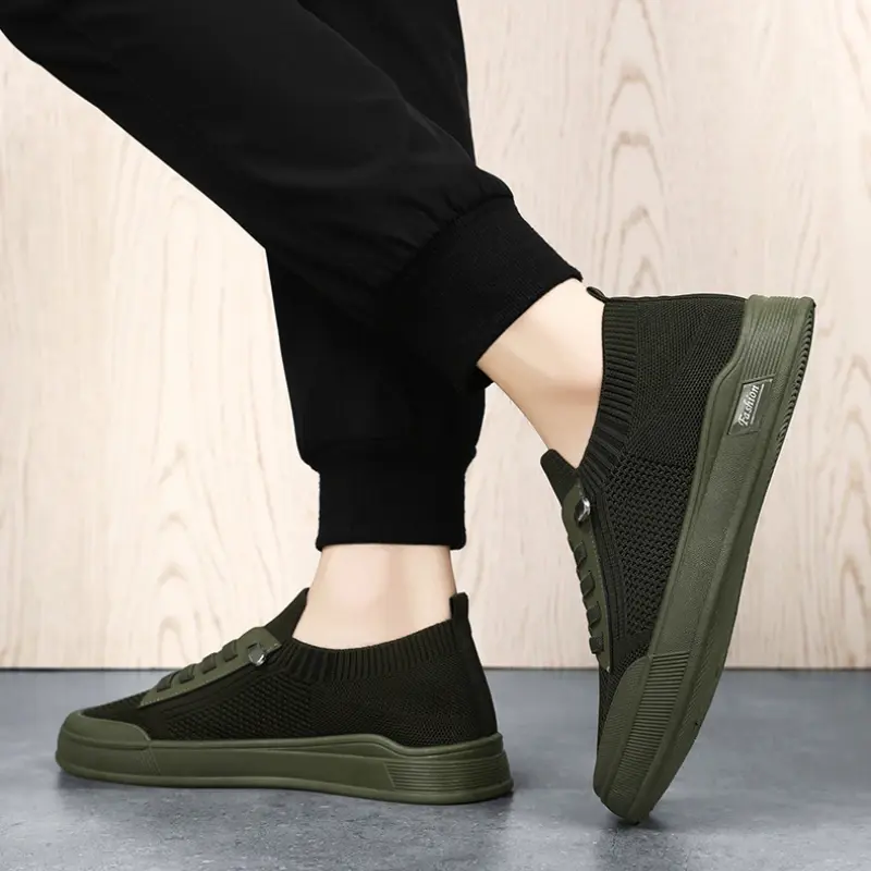 Shoes Men's Summer 2025 New Edition Men's Shoes Solid Color Casual Canvas Shoes Breathable Singlees