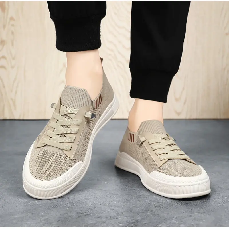 Shoes Men's Summer 2025 New Edition Men's Shoes Solid Color Casual Canvas Shoes Breathable Singlees
