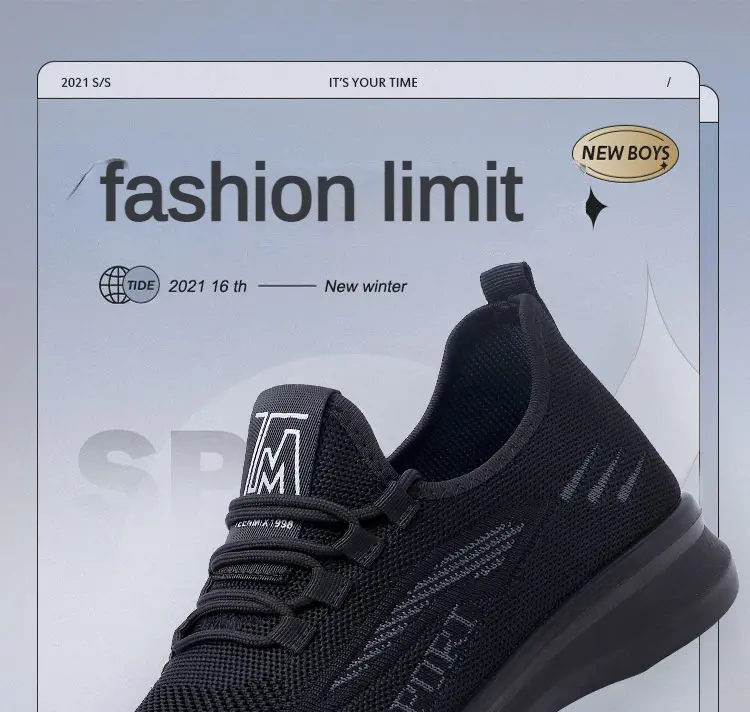 Men's Casual Shoes Breathable Sneakers Summer Men's Shoes Lightweight Flat Shoes Men’s shoes