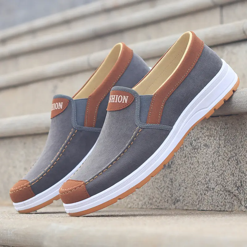 2025 Spring and Autumn Men Fashion Casual Shoes Trend Canvas Shoes Cover Feet Men Lightweight Soft free shipping shoes