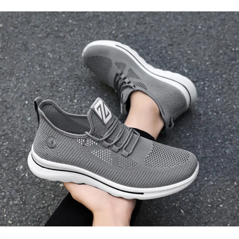 2025 Men's Summer Sneakers Casual Soft Soled Sneakers Breathable Single Shoes Mesh Running Shoes Men's Shoes Sale