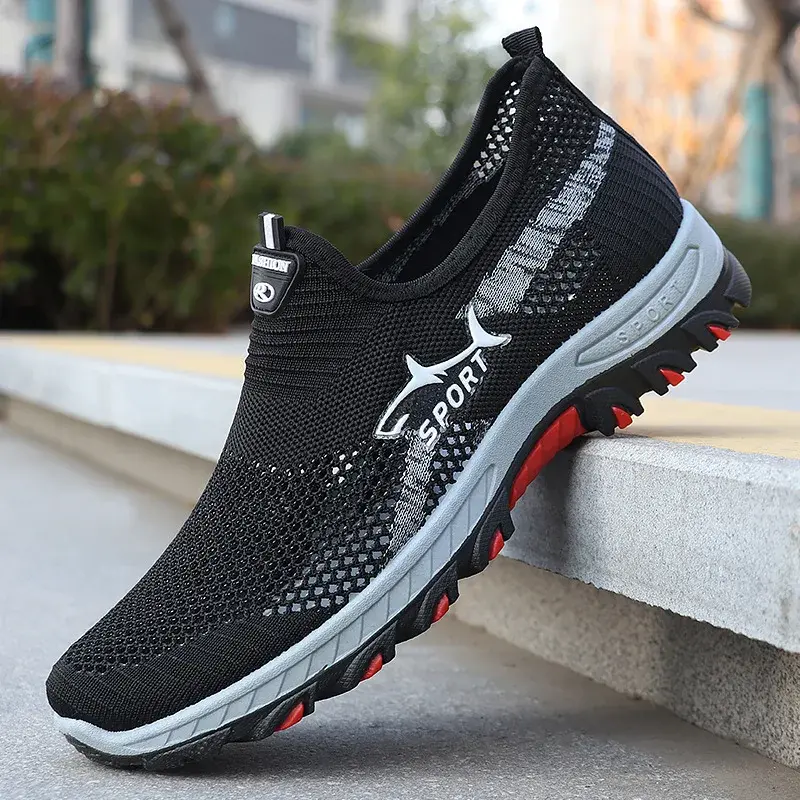 Men's summer sneakers Sporty men's mesh shoes breathable sports shoes canvas lightweight  sneakers cheap shoes clearance
